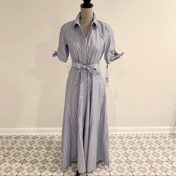 White Stripe Shirt Dress | Poshmark